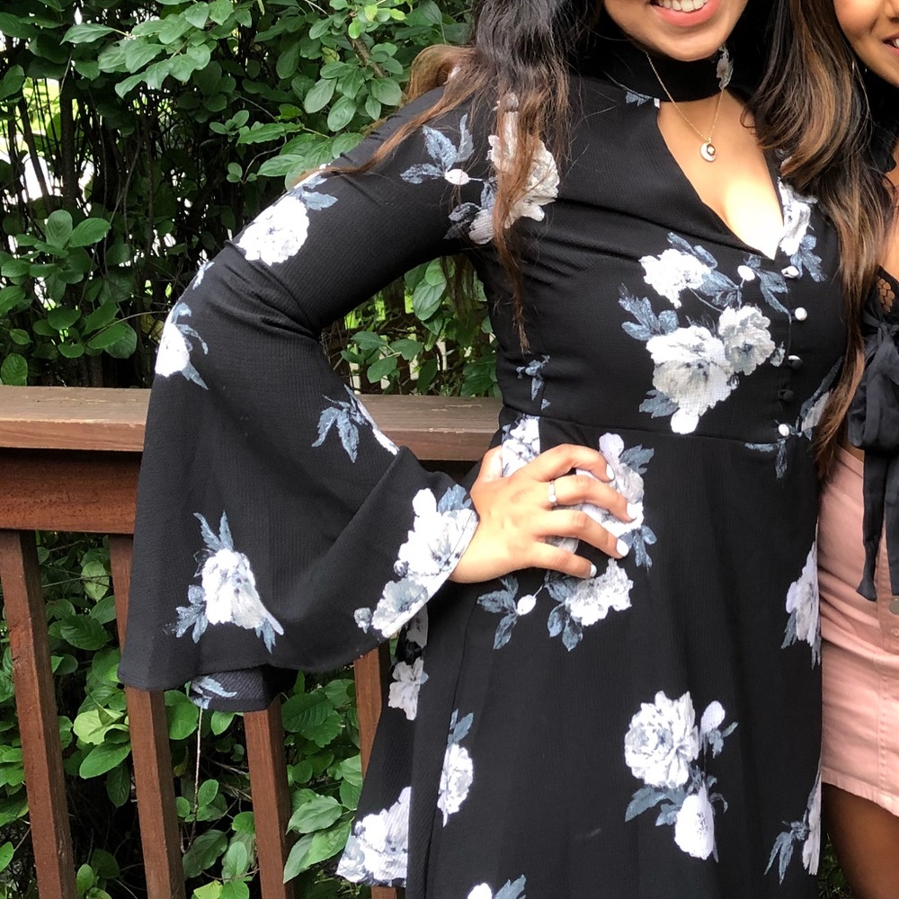 Midi floral dress